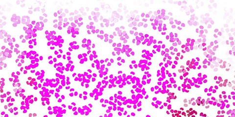 Light pink vector pattern with abstract shapes.