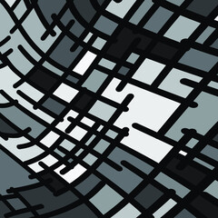 Abstract background with complex pattern of shapes in different colors. Vector illustration.
