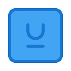 Underline text icon. New trendy underline text vector illustration symbol.