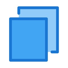 Copy text, document icon - vector illustration. Text editor button symbol.