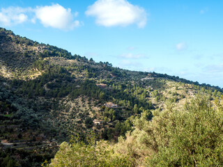 Obraz premium mountain landscape Soller, Mallorca