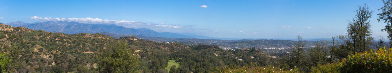 Views from Griffith Observatory over Los Angeles, California, USA