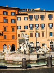 Fototapeta na wymiar Brunnen in Rom