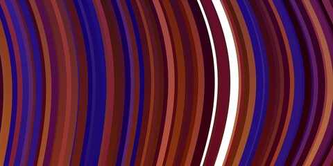 Light Blue, Yellow vector pattern with curved lines. Gradient illustration in simple style with bows. Template for cellphones.