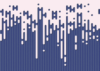 Abstract Rounded Color Lines halftone transition background illustration