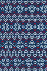 Ugly sweater Merry Christmas party ornament background seamless pattern