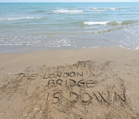 TEXT on the Beach The London Bridge is Down the name of Operatio