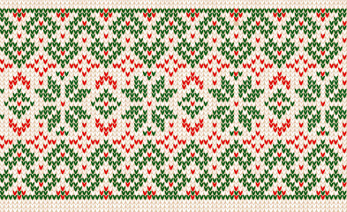 Ugly sweater Merry Christmas party ornament background seamless pattern