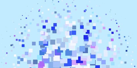 Light Pink, Blue vector background with rectangles. Illustration with a set of gradient rectangles. Modern template for your landing page.
