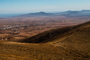 Fototapeta na wymiar Landscape of Fuerteventura, Canary island