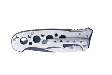 Pocket knife isolated on a white background