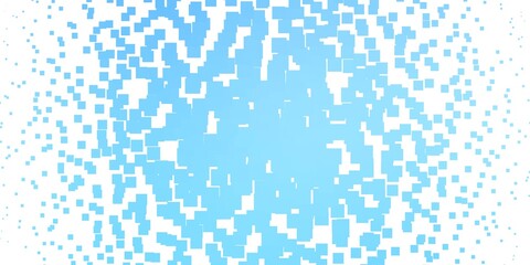 Light BLUE vector pattern in square style. Modern design with rectangles in abstract style. Design for your business promotion.