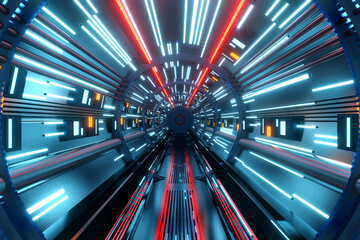 A Science fiction Tunnel Animation