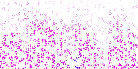 Light purple vector texture with memphis shapes.