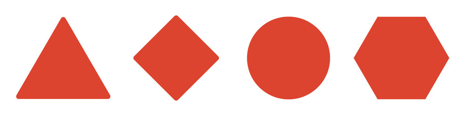 Vector image of a blank road sign. Empty city signs as a signboard. Set isolated on white background