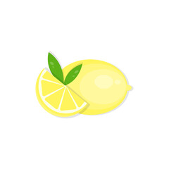This is a citrus fruit. Lemon on white background.