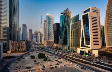 Crédence de cuisine en verre imprimé Dubai dubai cityscape