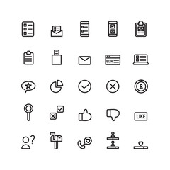 Museum icon set vector line for website, mobile app, presentation, social media. Suitable for user interface and user experience.