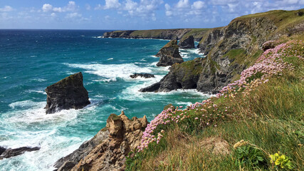 Bedruthan Steps Cornwall, Südengland