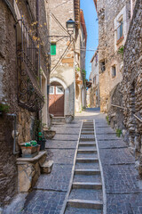 Fototapeta na wymiar Scenic sight in Montecelio, beautiful little town in the province of Rome, Lazio, Italy.