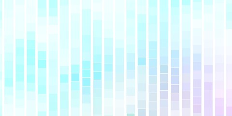 Light BLUE vector layout with lines, rectangles. Abstract gradient illustration with rectangles. Modern template for your landing page.