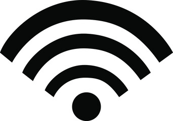 wi fi  icon, vector, flat style