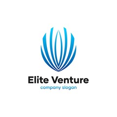 Venture Wing Business Logo Design Idea