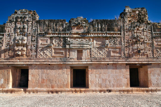 Mayan Palace Uxmal Yucat&aacute;n Mexico