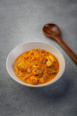 kadai paneer or paneer butter masala, popular indian cuisine