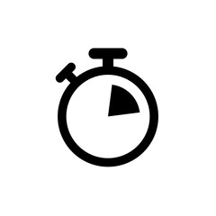 Stopwatch Timer Icon Vector Illustration
