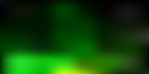 Dark green vector blur layout.