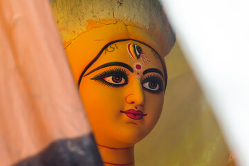 Beautiful face of Goddess Durga
