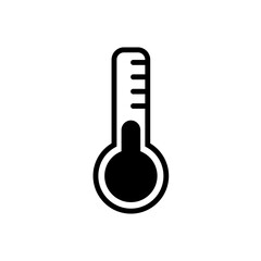 Temperature Thermometer Icon Vector Illustration