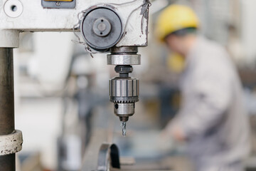 worker working in factory