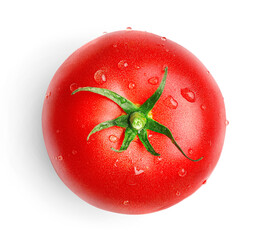 Fresh ripe red tomato