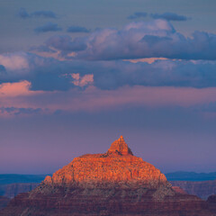 Sunset, Grand Canyon National Park, Arizona, Usa, America
