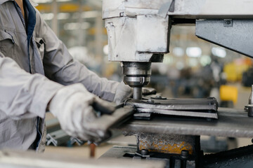 worker working in factory	