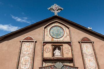 The Santo Nino Chapel at Sanctuario de Chimayo, Chimayo, New Mexico,USA