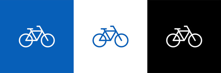 Abstract bicycle logo template. Bike Shop Corporate branding identity