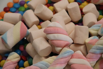 Different sweets decorating a beautiful party table.