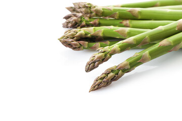 Fresh ripe asparagus, healthy food