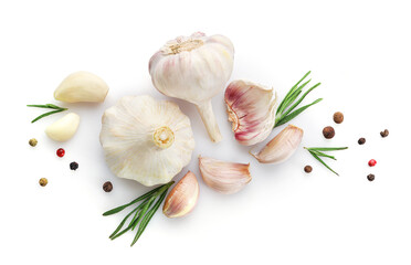 Seasonings, garlic and herbs