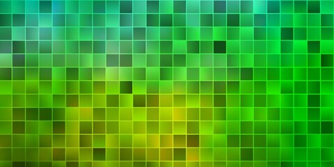 Light Green vector backdrop with rectangles.