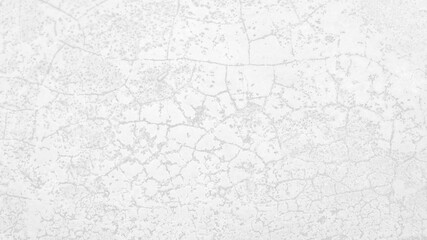 White Crack Wall Texture Background.