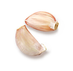 Fresh ripe garlic cloves