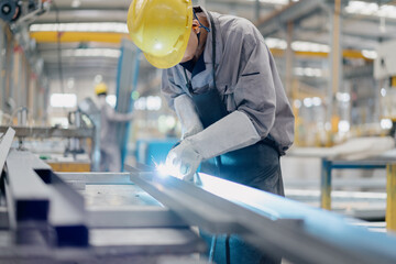 worker working in factory