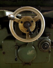 Obraz premium Vintage tool making wheel handle.