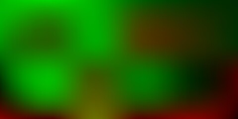Light Green, Red vector abstract blur texture.