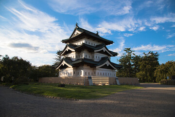 Fototapeta na wymiar Hirosaki Castle, Hirosaki Park, Mutsu Province, Aomori Prefecture, Japan