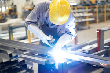 worker working in factory